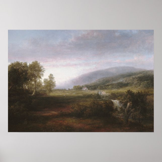 Paysage printanier de Thomas Doughty - Affiche (Devant)