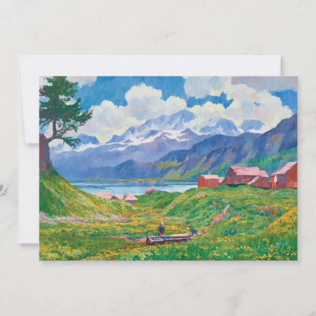 Paysage printanier | Giovanni Giacometti (Devant)