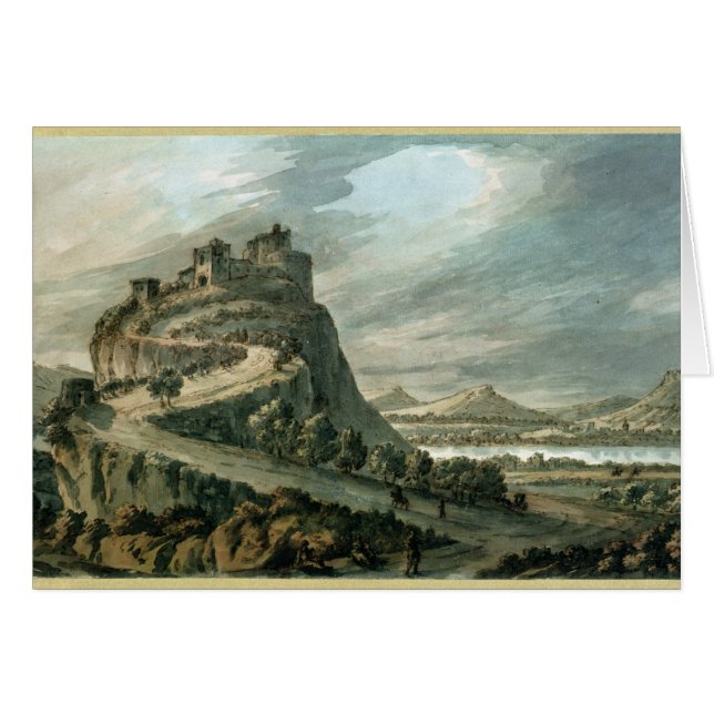Paysage rocheux avec le château (Devant horizontal)