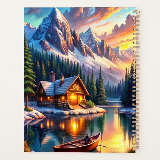 Paysage Sérénissime Au Coucher Du Soleil (Dos)