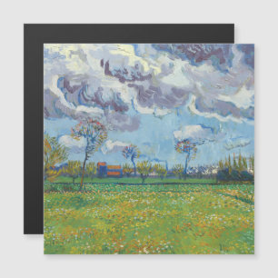 Paysage sous un ciel orageux Vincent Gogh