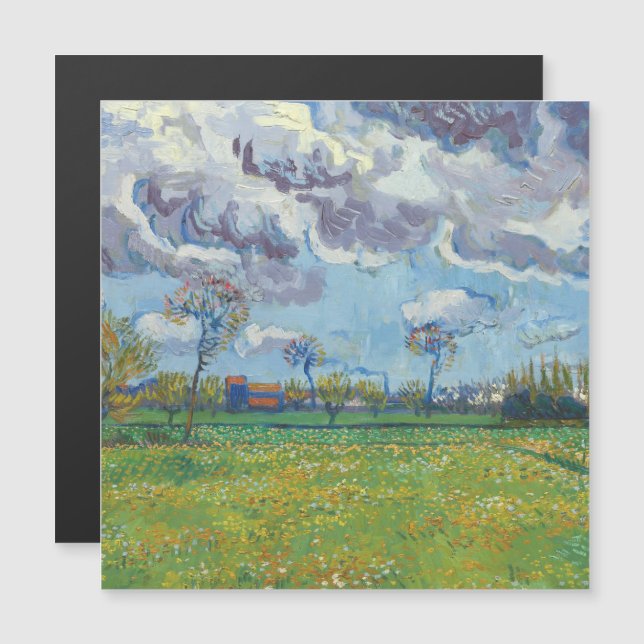Paysage sous un ciel orageux Vincent Gogh (Devant / Derrière)