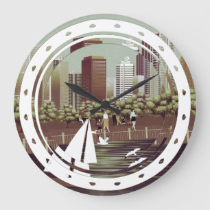 Paysage urbain grande horloge