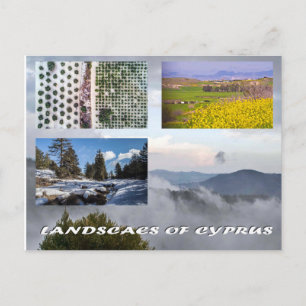 Paysages de Chypre carte postale