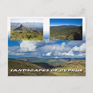 Paysages de Chypre carte postale