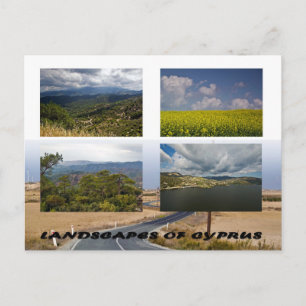 Paysages de Chypre carte postale