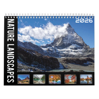 Paysages de Nature Calendrier 2026