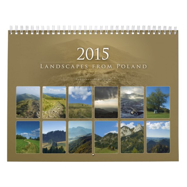 Paysages de Pologne en 2015 - Calendrier (Protection)