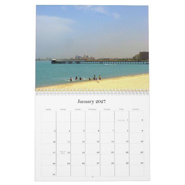 Paysages du Kowéit - calendrier 2009 (Jan 2027)