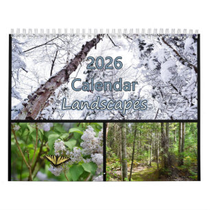 Paysages du Québec Canada Calendrier saisonnier
