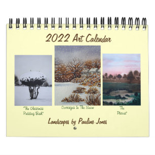 paysages et peintures saisonnières calendrier 2022