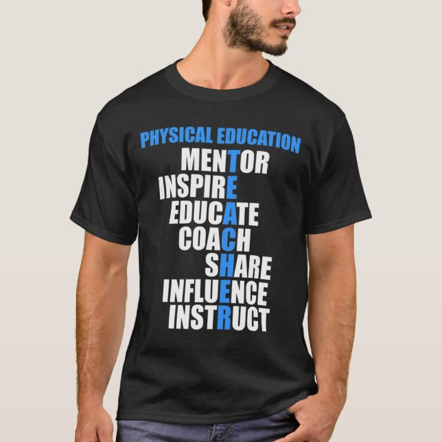 PE Enseignant en éducation physique T-shirt (Devant)