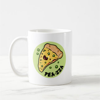 Pea-zza Cute Pizza Vegetable Pun Mug