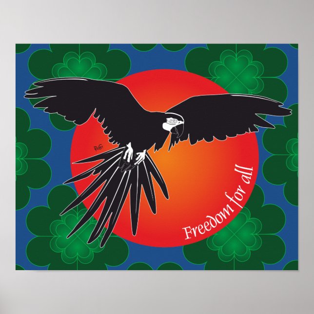 Peace and Freedom for all Poster (Devant)