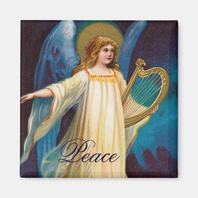 Peace Angel Magnet 4 d'un ensemble de 4 (Devant)