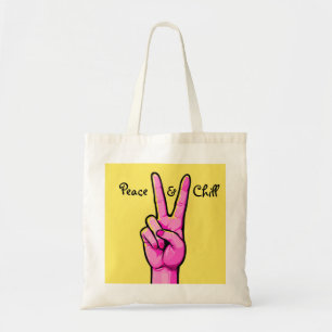 Peace & Chill ✌️ Sac fourre-tout minime de dessin