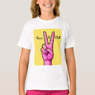 Peace & Chill ✌️ T-shirt à main minime