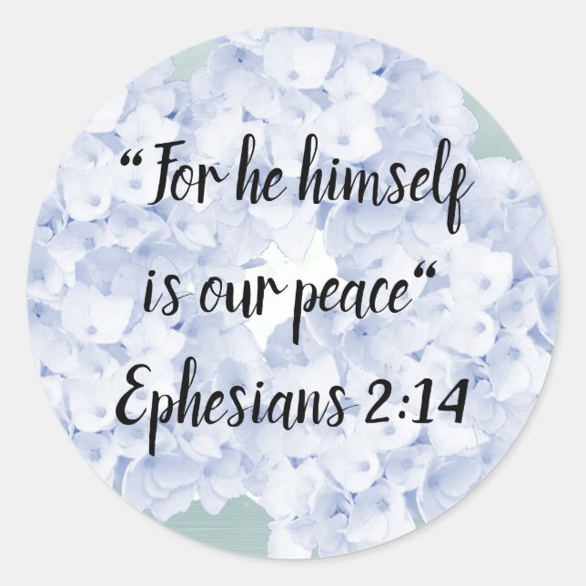 Peace Jesus est notre Sticker Peace Round (Devant)