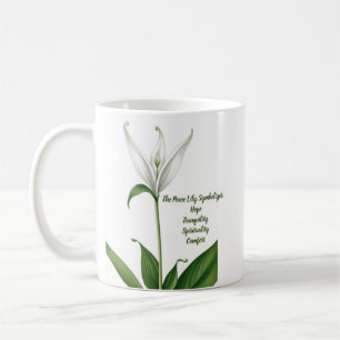 Peace Lily Comfort Inspiration spirituelle Mug