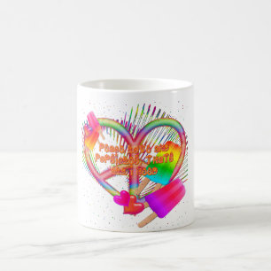 Peace Love and Popsicles-Coffee Mug