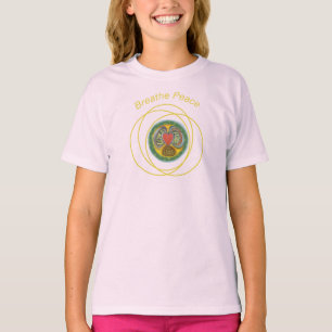 Peace Love Breathe pour T-shirt militant