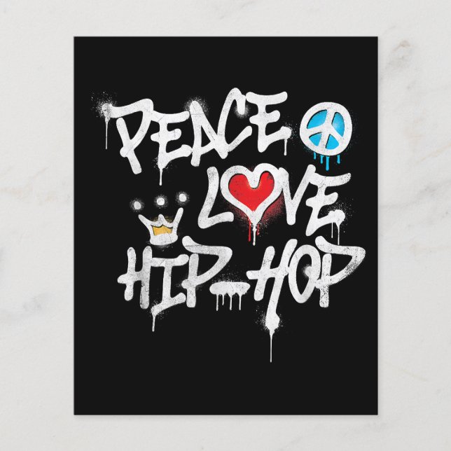 Peace Love Hip hop Dancing (Devant)