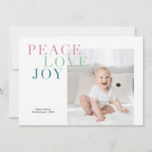 Peace Love Joy Carte photo