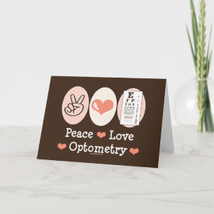 Peace Love Optometry Carte de voeux