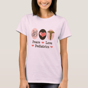 Peace Love Pediatrics T-shirt bio