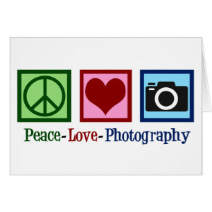 Peace Love Photography Studio Holiday Card