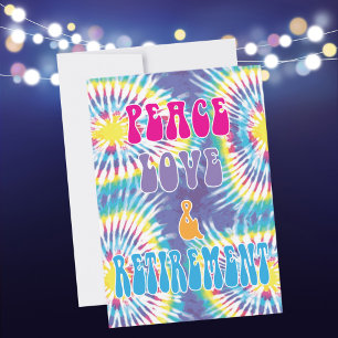 Peace Love & Retirement Party Invitation