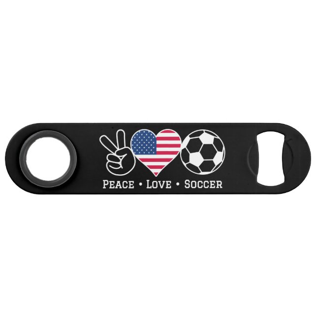 Peace Love Soccer USA (Devant (Horizontal))