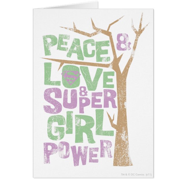Peace & Love & Supergirl Power (Devant)