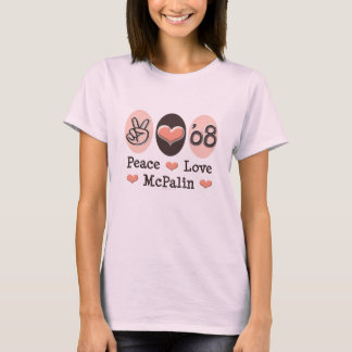 Peace Love T-shirt McPalin 08 Organic