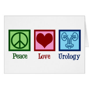 Peace Love Urology Office Carte de vacances