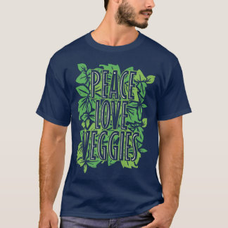 Peace Love Veggies Plants, Vegan Premium T-Shirt