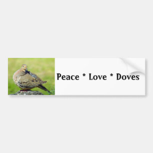 Peace Loves Doves Oiseaux Sticker