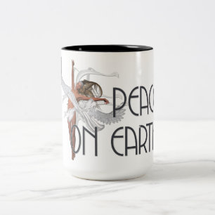Peace on Earth Angel 1 - Café de vacances/Thé Mug