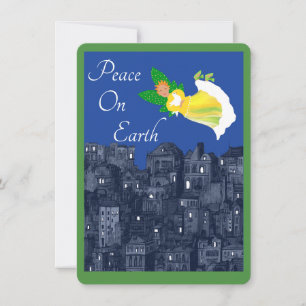 Peace on Earth Angel avec carte plat Dove