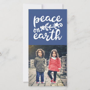 Peace on Earth Carte photo de vacances