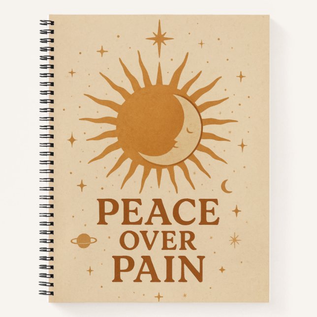 Peace Over Pain Journal – Mindfulness and Self-Lov (Devant)