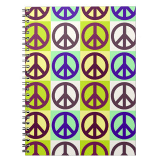 Peace Sign Pop Art Carnet