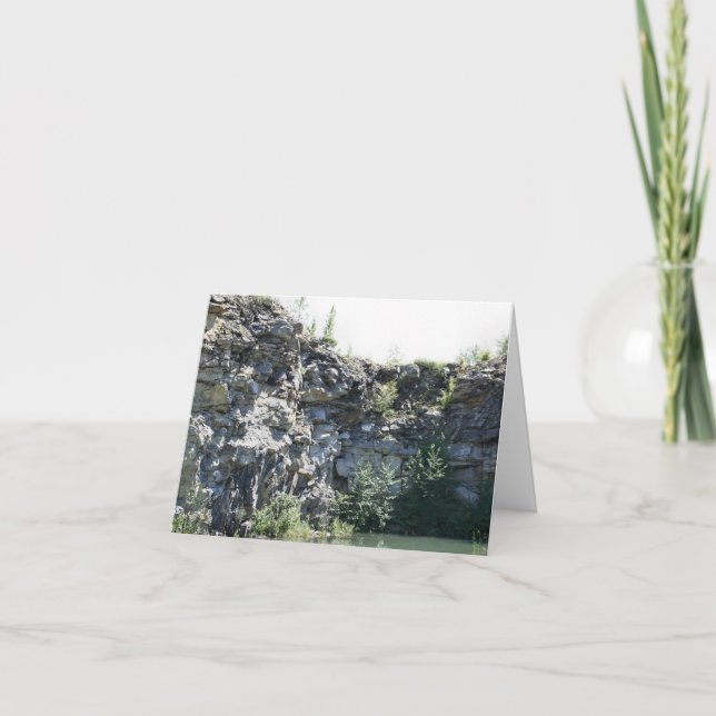 Peaceful Granite Rock Quarry Wall Nature  (Devant)