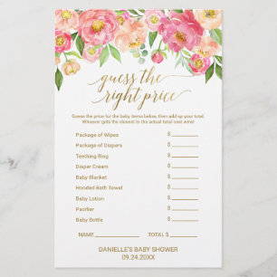 Peach and Pink Peony Guidez le jeu au bon prix