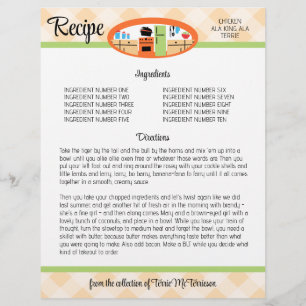 Peach en vichy recette de cuisine rétro classeur i