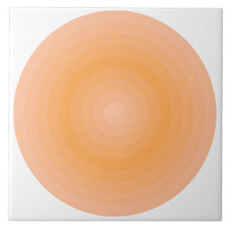 Peach flou Lame Orange Circles Carreaux céramique