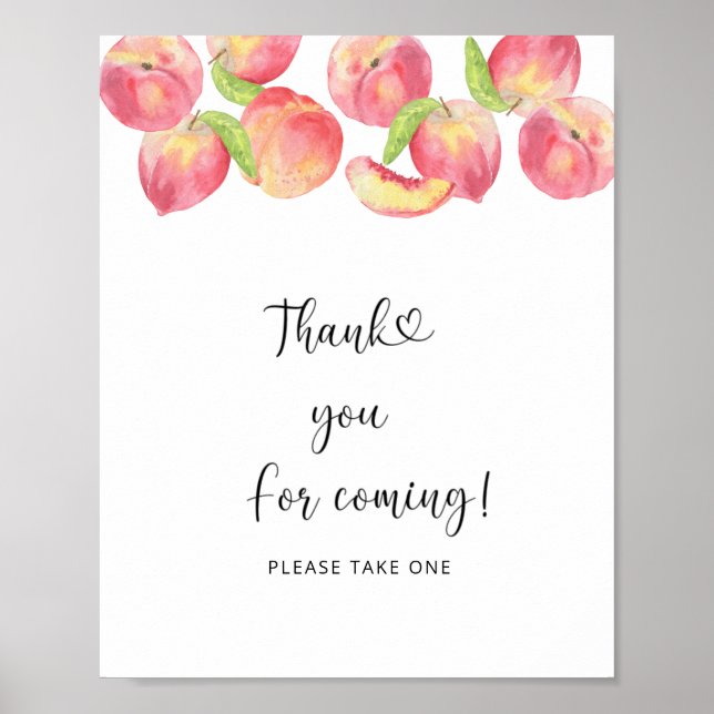 Peach \ Merci pour la prochaine affiche (Devant)