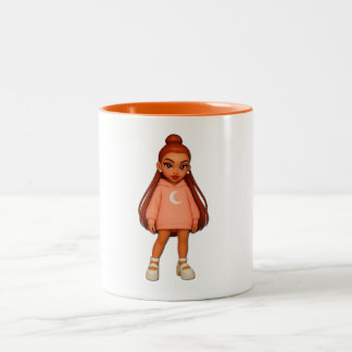Peach Moon Hoodie Fashion Doll Mug