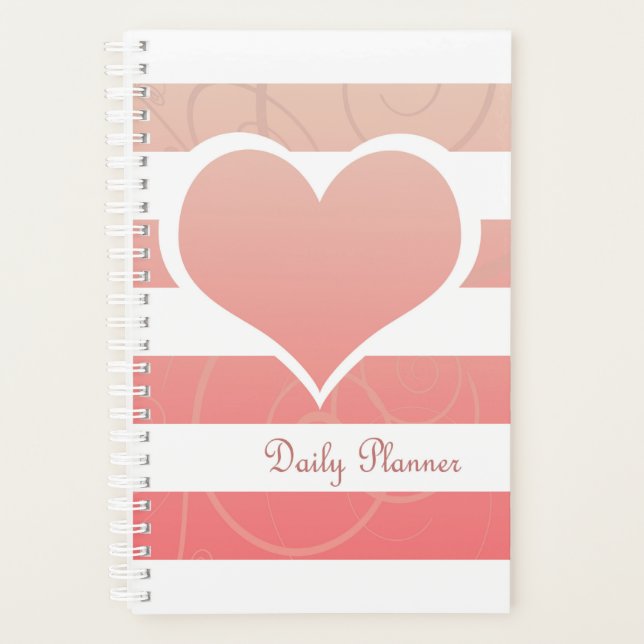 Peach Orange Pastel Heart (Devant)