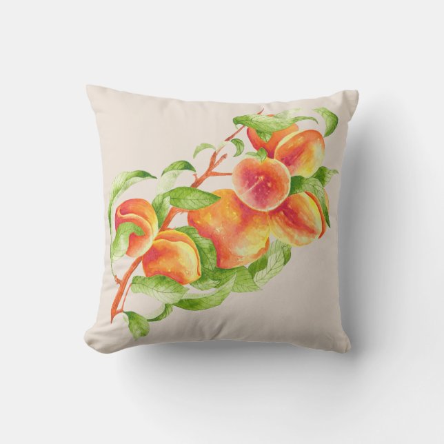 'Peach Paradise' sur un Oreiller (Recto)